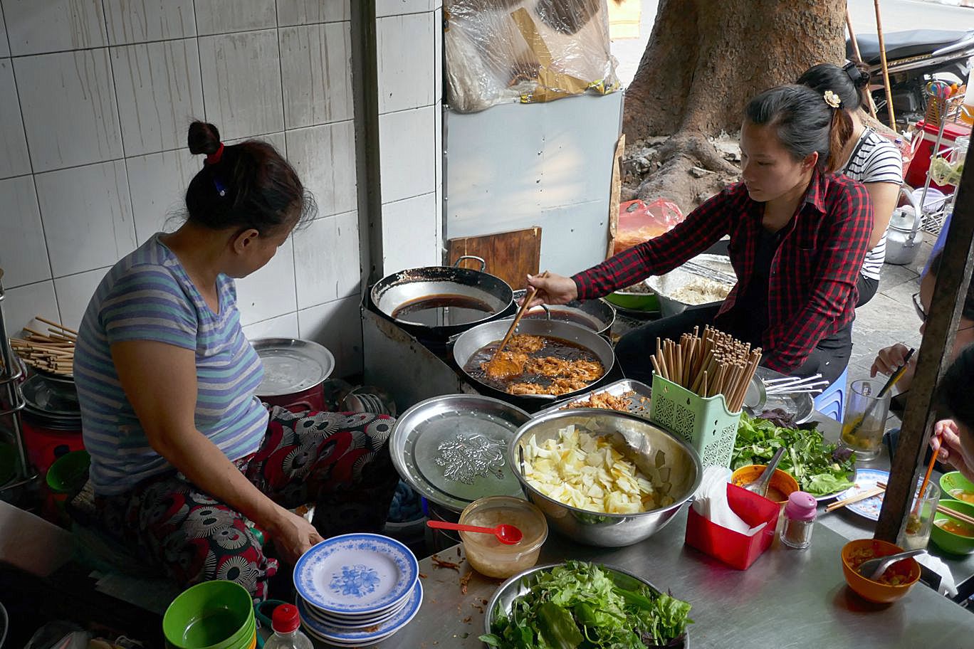 Hanoi - Markt Garküche-6