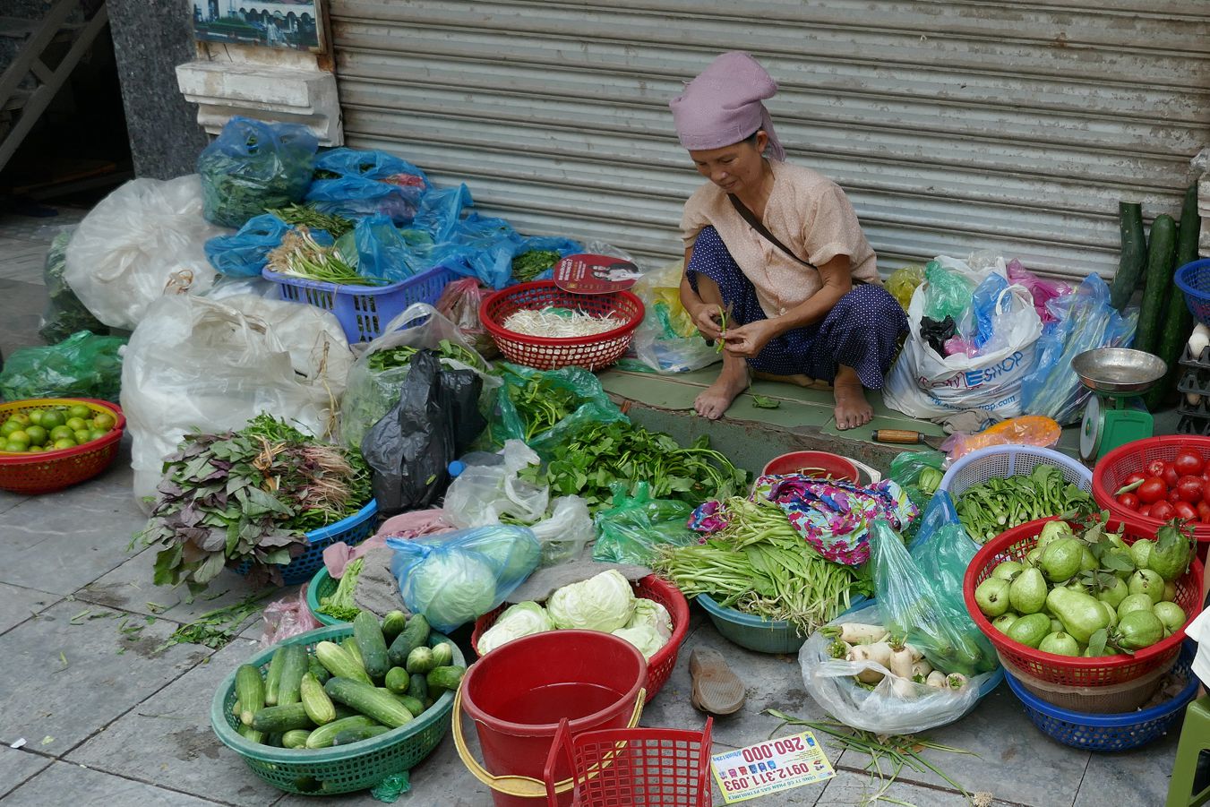 Hanoi - Strassen-Verkäufer-9